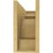 Ekena Millwork 7"W x 21"D x 14"H Classic New Brighton Rough Cedar Woodgrain TimberThane Corbel, Primed Tan CORUR07X21X14NEBRCPR - alternate 4